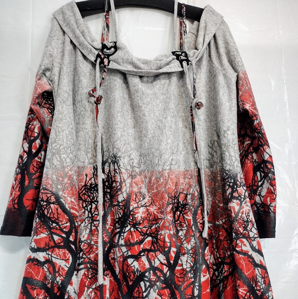 Plus Size off the shoulder sweatshirt